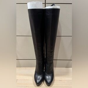 Jimmy Choo Black Knee High Heeled Boots